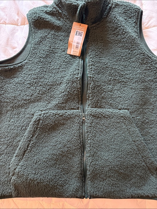 Eddie Bauer Jackets & Blazers - Eddie Bauer Cozy Sherpa Vest in Olive Green
